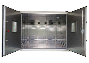 Walk In Stability Lab Test Chamber WAN Communication Function 100m³ Panel Construction